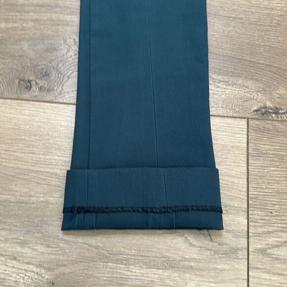 MM Lafluer The Foster Cigarette Lakeside Blue Powerstretch Ankle Pants Size 2 - Picture 7 of 13